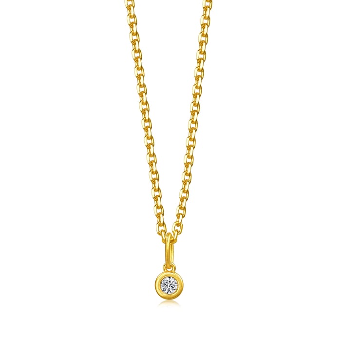 Solid Gold Pendant | Chow Sang Sang Jewellery | Minty Collection | 96726P - 1