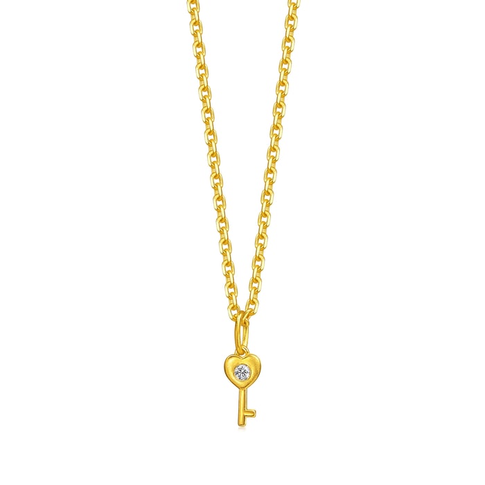 Solid Gold Pendant | Chow Sang Sang Jewellery | Minty Collection | 96728P - 1