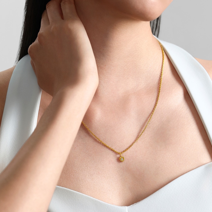 Solid Gold Pendant | Chow Sang Sang Jewellery | Minty Collection | 96729P - 2