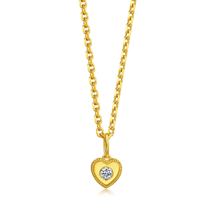 Solid Gold Pendant | Chow Sang Sang Jewellery | Minty Collection | 96729P - 1