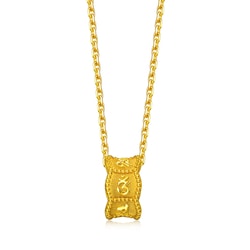 'Om Mani Padme Hum' 999.9 Gold Pendant