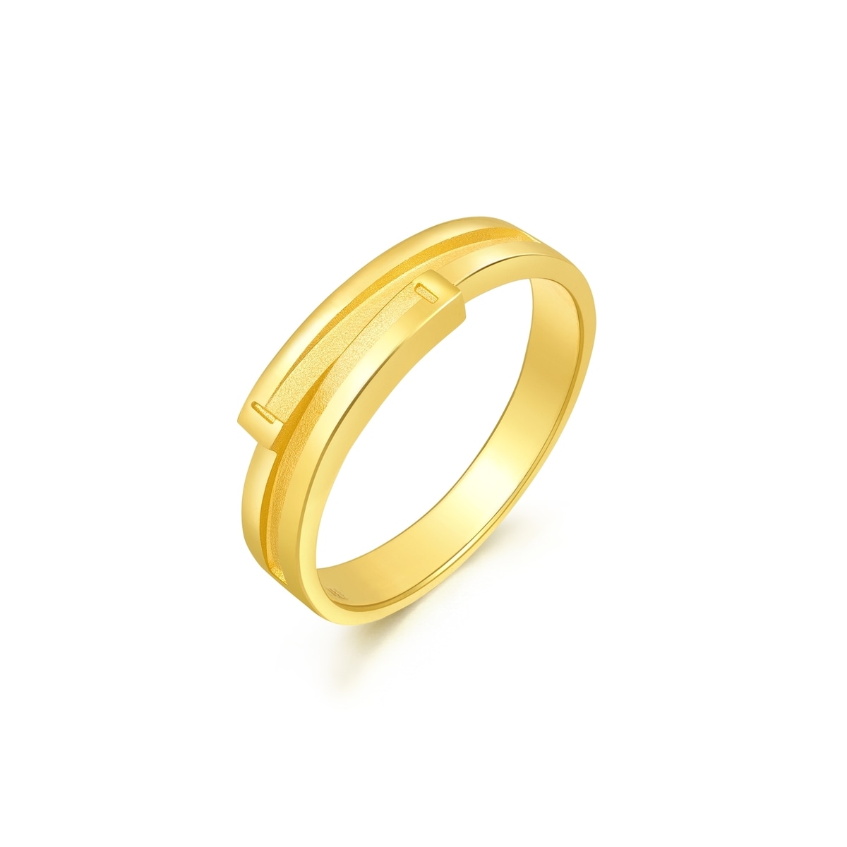 50周年記念限定コレクション ラージリング 1974 ゴールド Essence - 999.9 Gold Ring | 12402R(~0.107 tael) | Chow Sang