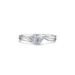 18K White Gold Diamond Ring