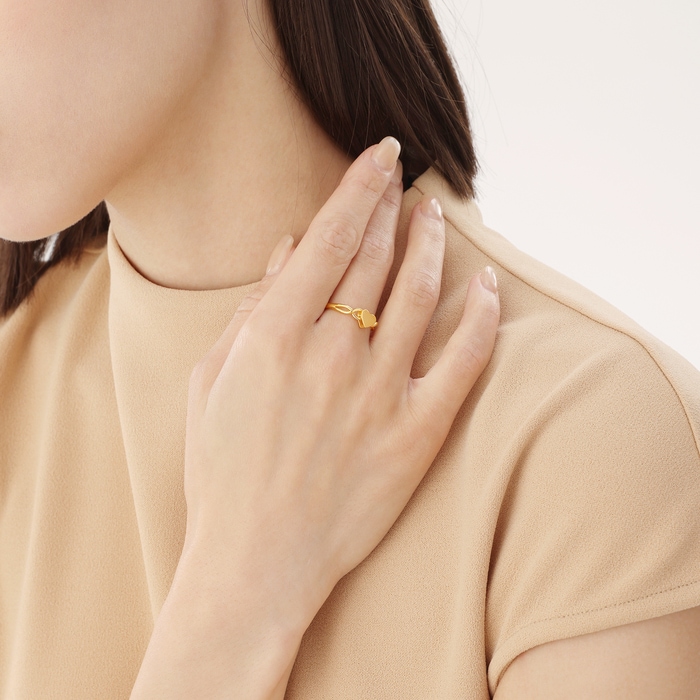 999.9黃金 戒指 | 周生生珠寶 | Essence「永」 | 15277R - 3