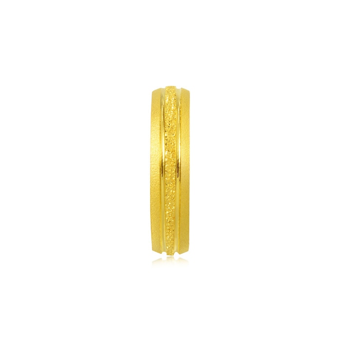 【中古】 Golden Rules Goldy 1934' 999.9 Gold Ring | 18630R(~0.114 tael) | Chow Sang Sang