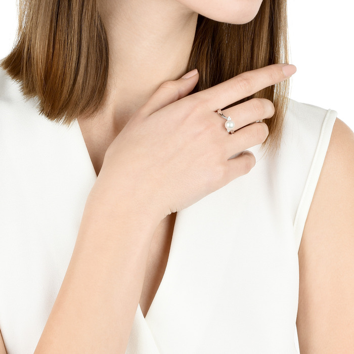 18K白色黄金 戒指 | 周生生珠寶 | 24355R - 3