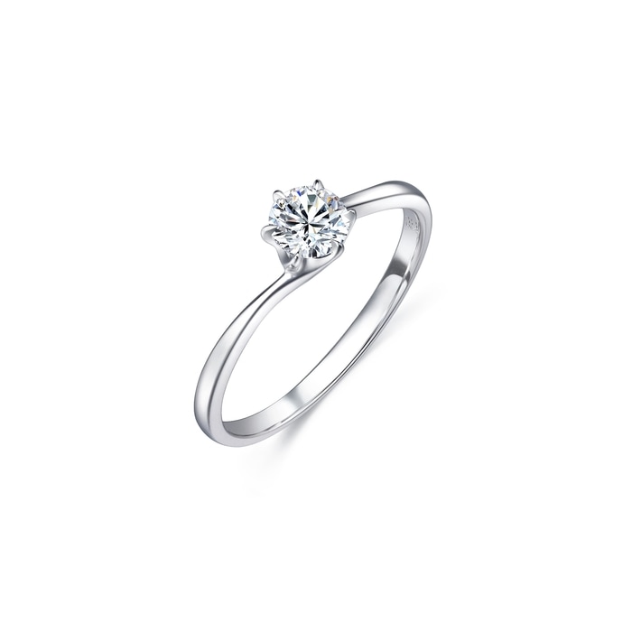 18K白色黄金 戒指 | 周生生珠寶 | 35301R - 4