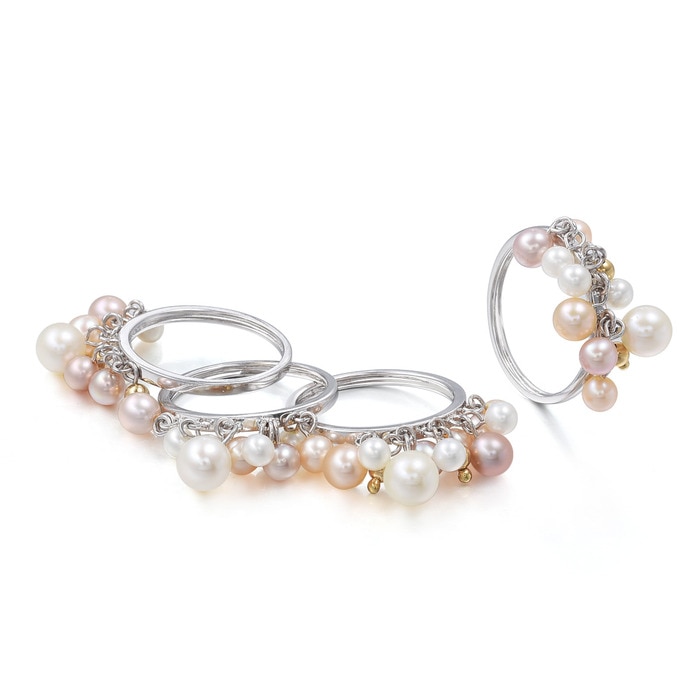 18K黃色及白色黃金 戒指 | 周生生珠寶 | 39757R - 4