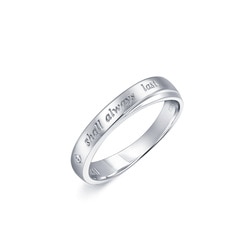 'The Art of Romance' 950 Platinum Diamond Ring (Lady's style)