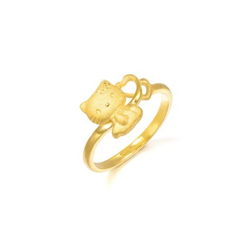 'Hello Kitty' 999.9 Gold Ring