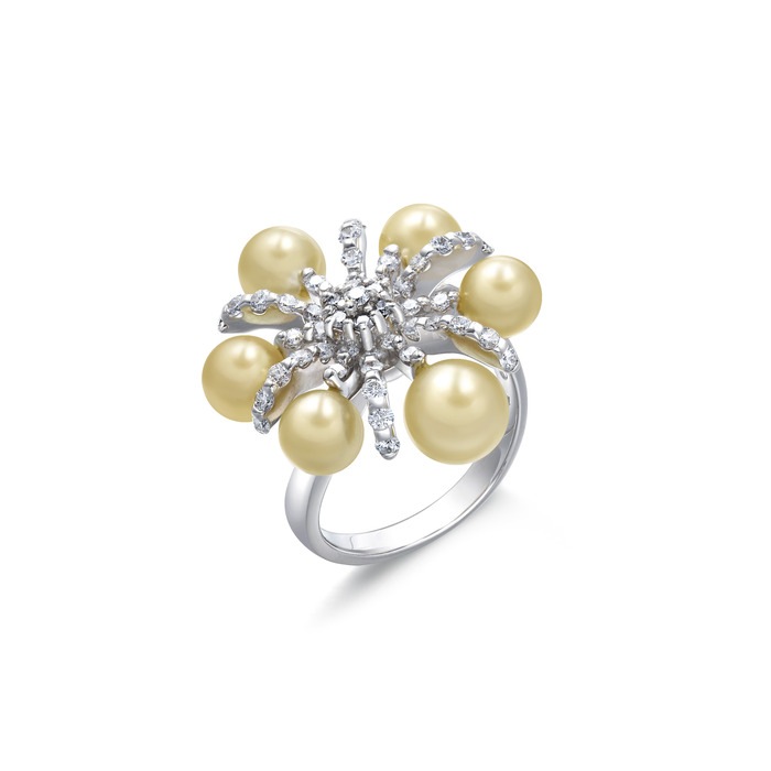 18K白色黄金 戒指 | 周生生珠寶 | 47291R - 1