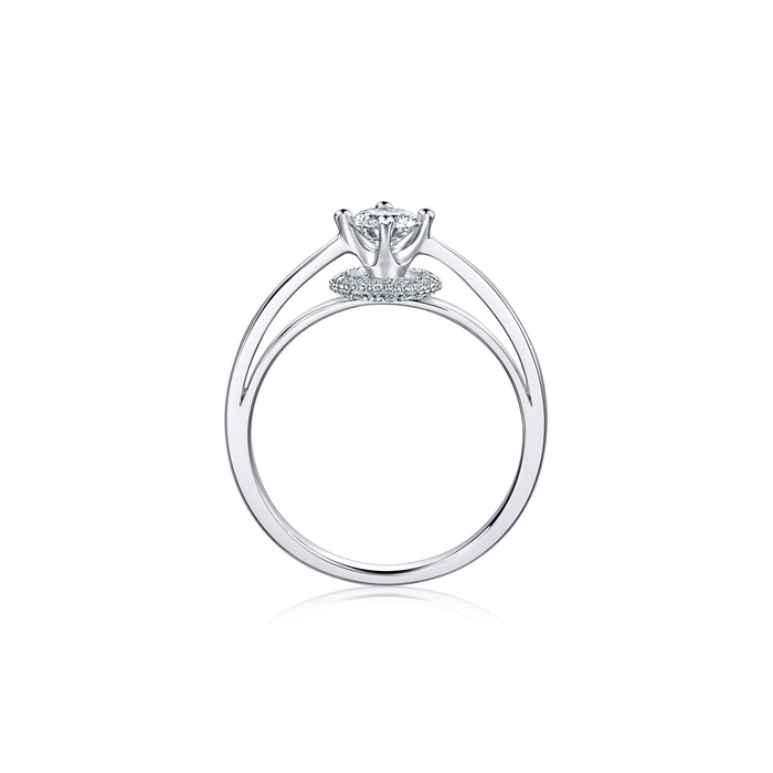 18K White Gold Ring | Chow Sang Sang Jewellery | 48154R - 5