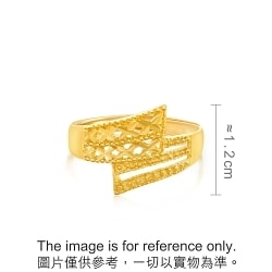 999.9 Gold Ring | 57601R(~0.089 tael) | Chow Sang Sang Jewellery