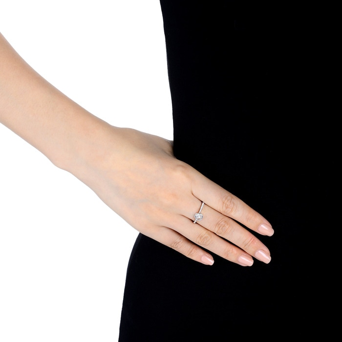 18K白色黄金 戒指 | 周生生珠寶 | Diamond in Motion 「炫動鑽飾」 | 59304R - 2