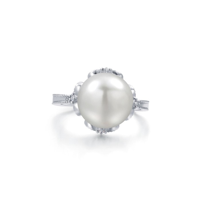 18K白色黄金 戒指 | 周生生珠寶 | La Pelle | 62039R - 4