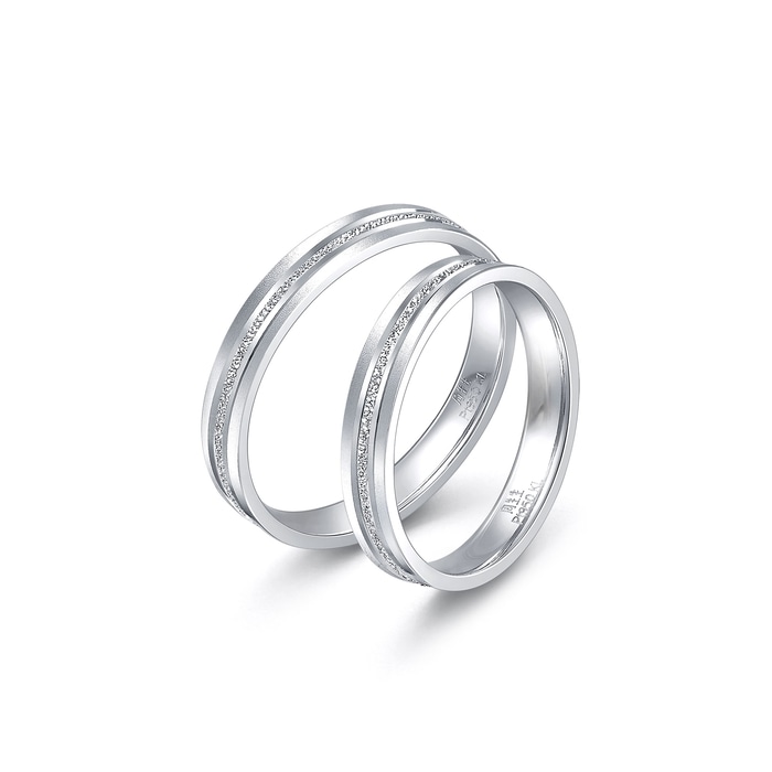 950鉑金 戒指 | 周生生珠寶 | 對戒 | 62316R - 6
