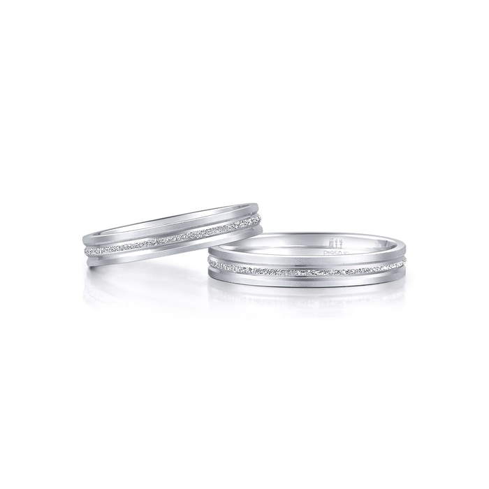 950鉑金 戒指 | 周生生珠寶 | 對戒 | 62316R - 5