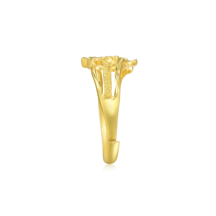 金のわらじ 999.9 MITSUMASA GOLD 999.9 Gold Ring | 62808R(~0.093 tael) | Chow Sang Sang Jewellery
