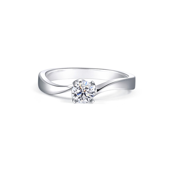 'As One' 18K White Gold Diamond Ring