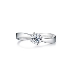 'As One' 18K White Gold Diamond Ring