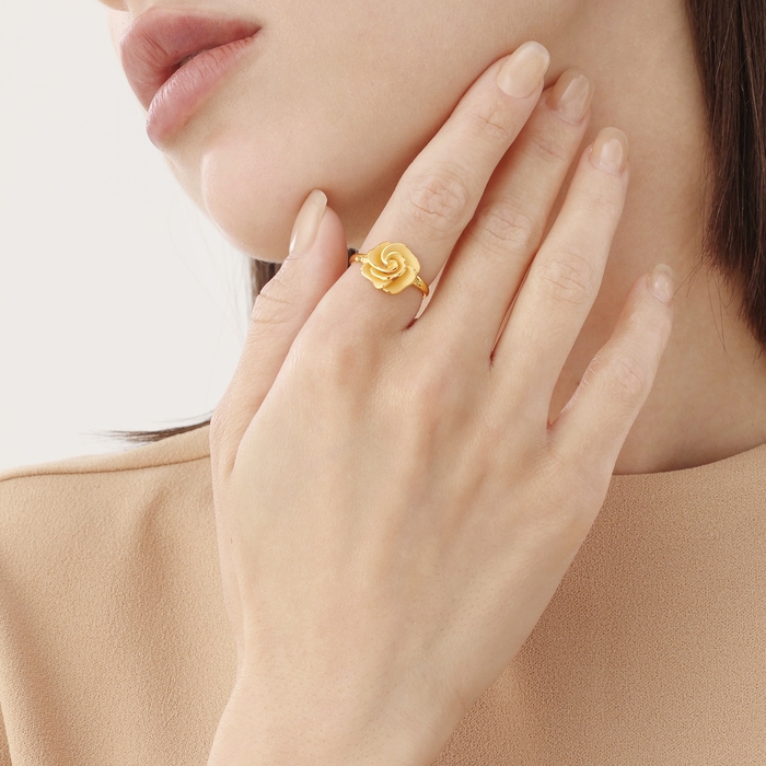Essence - 999.9 Gold Ring | 72931R(~0.109 tael) | Chow Sang
