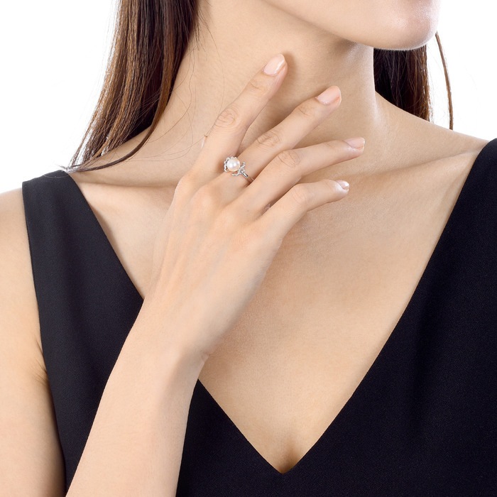 18K白色黄金 戒指 | 周生生珠寶 | 73676R - 3