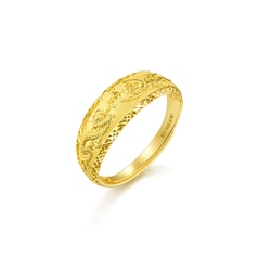 'Dragon & Phoenix' 999.9 Gold Ring