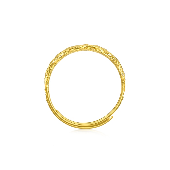 Solid Gold Ring | Chow Sang Sang Jewellery | Chinese Wedding Collection | 76252R - 5