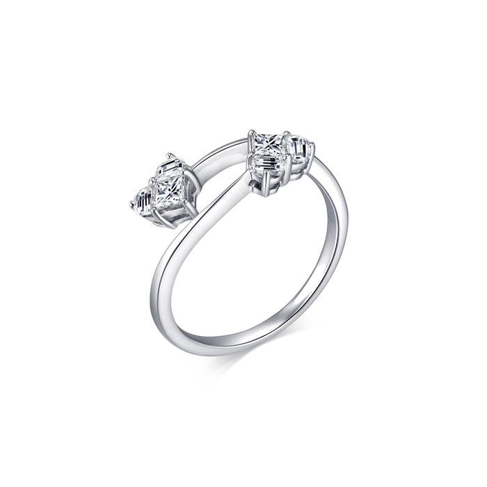 18K白色黄金 戒指 | 周生生珠寶 | 78465R - 2