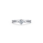 Classic' 900 Platinum Diamond Ring