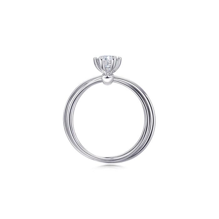 18K White Gold Ring | Chow Sang Sang Jewellery | 80161R - 3
