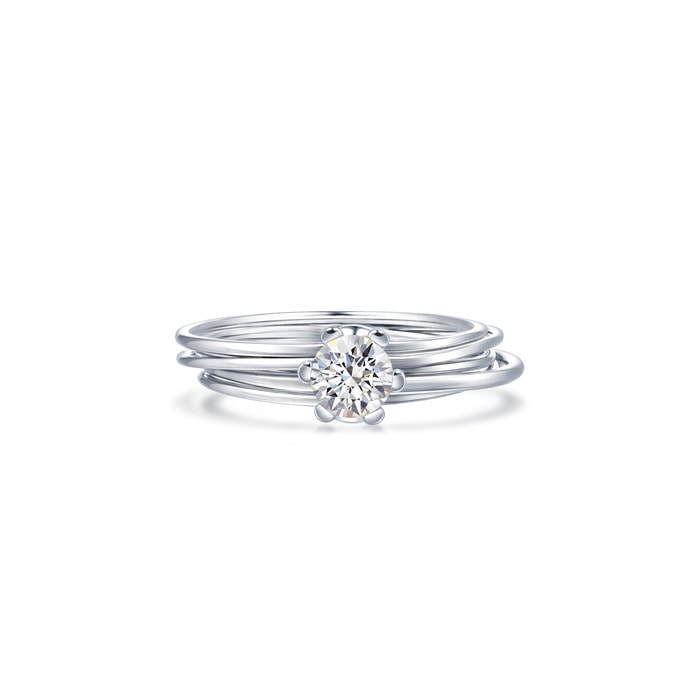 18K White Gold Ring | Chow Sang Sang Jewellery | 80161R - 2