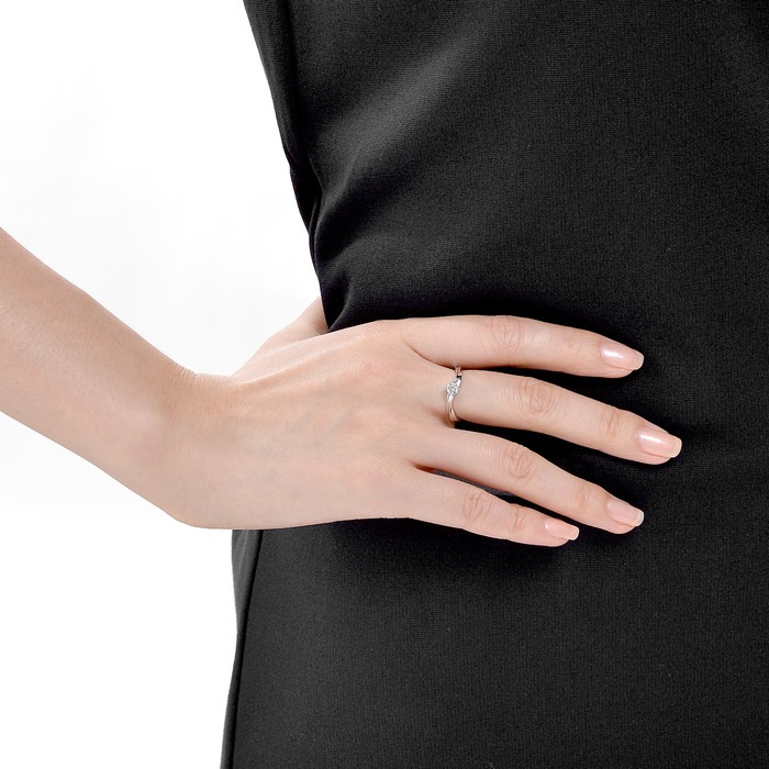 18K白色黄金 戒指 | 周生生珠寶 | 81272R - 2