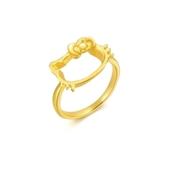 「Hello Kitty」999.9黃金戒指