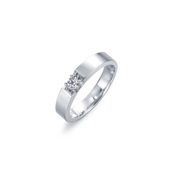 「婚嫁系列」900鉑金鑽石戒指