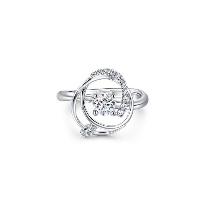 18K白色黄金 戒指 | 周生生珠寶 | Diamond Symphony「鑽之頌」 | 82926R - 1