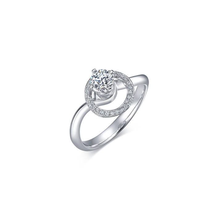 18K White Gold Ring | Chow Sang Sang Jewellery | 82927R - 4