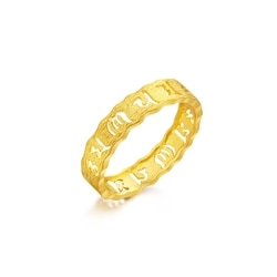 'Om Mani Padme Hum' 999.9 Gold Ring