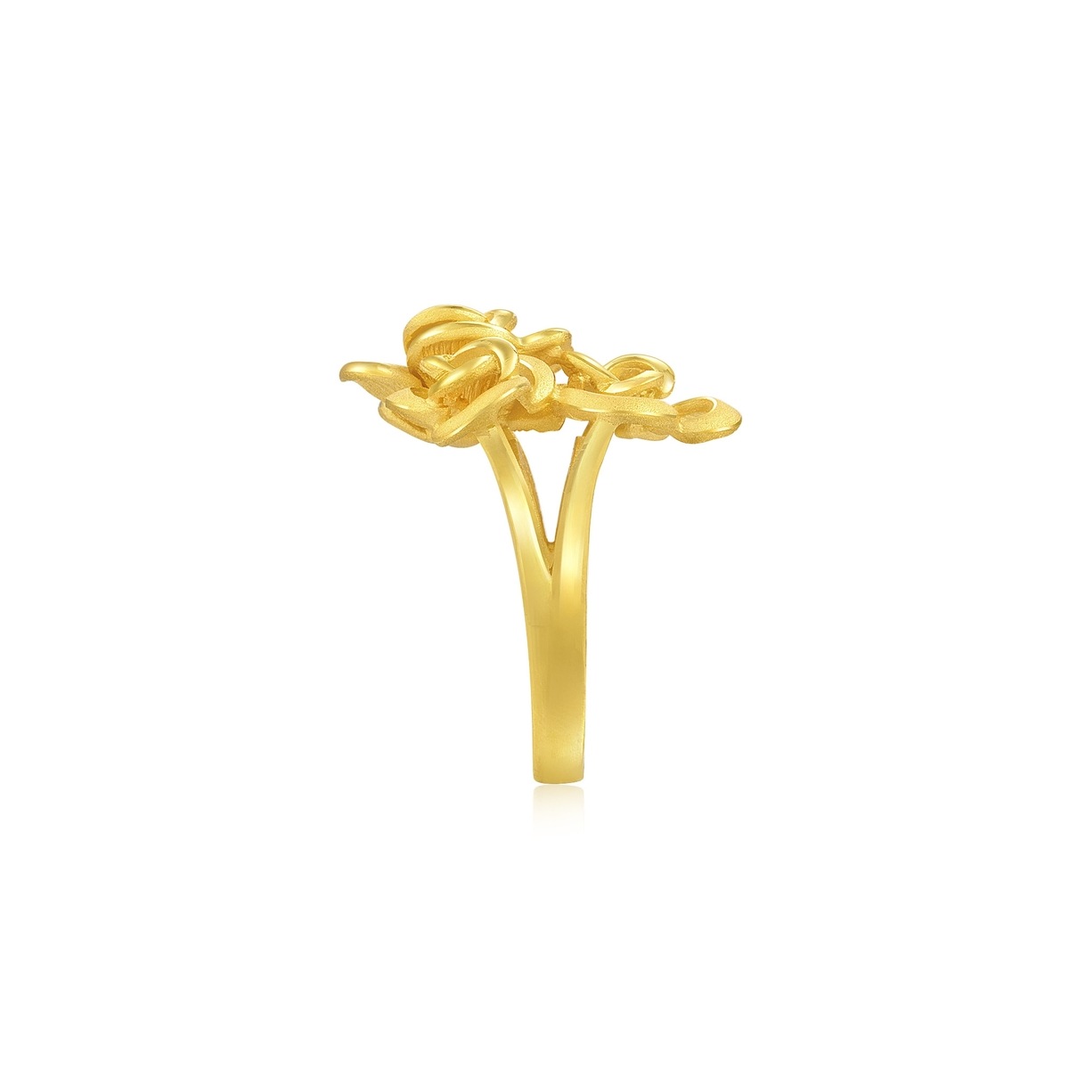 Chinese Wedding Collection - 'Floral' 999.9 Gold Ring