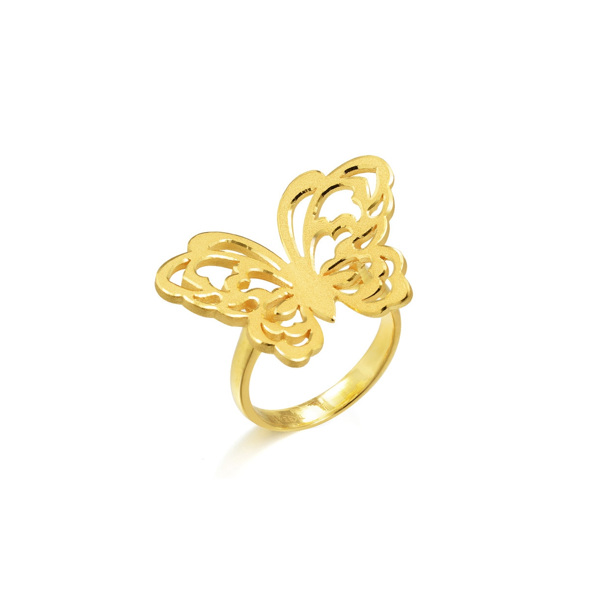 Chinese Wedding Collection - 'Floral' 999.9 Gold Ring