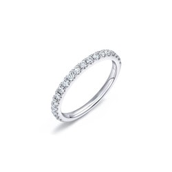 「星宇」18K白色黃金戒指