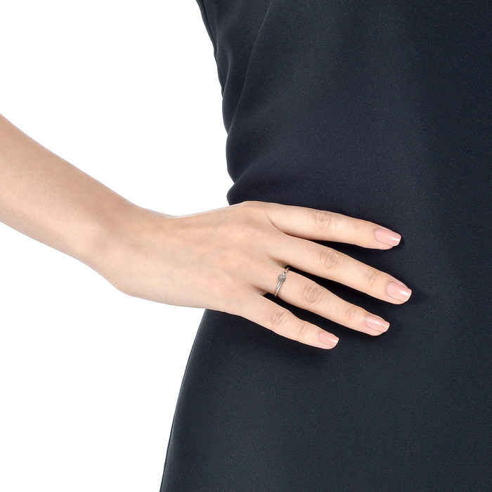 18K White & Black Gold Ring | Chow Sang Sang Jewellery | 85908R - 2