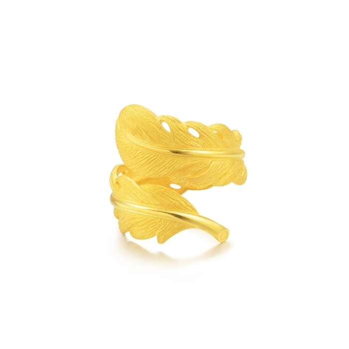 Solid Gold Ring | Chow Sang Sang Jewellery | Love Decode | 86820R - 4
