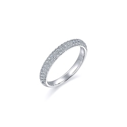 'Starry' 18K White Gold Diamond Ring