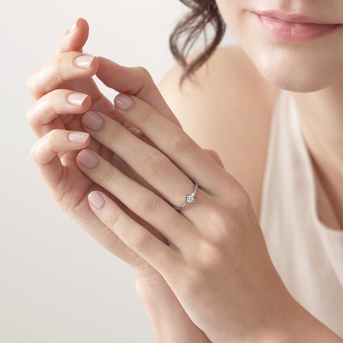 18K White Gold Ring | Chow Sang Sang Jewellery | 87870R - 3