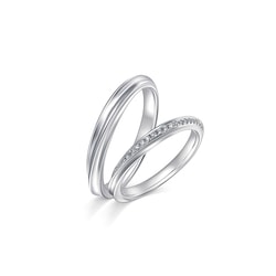 'Starry' 18K White Gold Diamond Ring