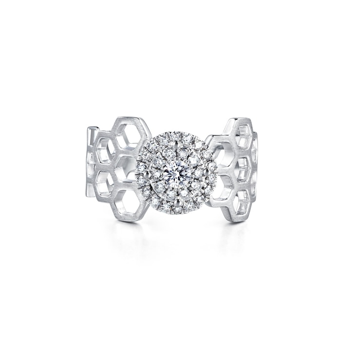 18K白色黄金 戒指 | 周生生珠寶 | Daily Luxe | 88175R - 1