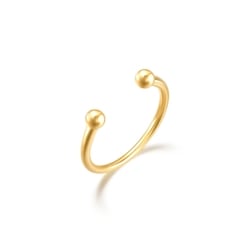 「Fingers Play 「指玩」」18K黃色黃金戒指