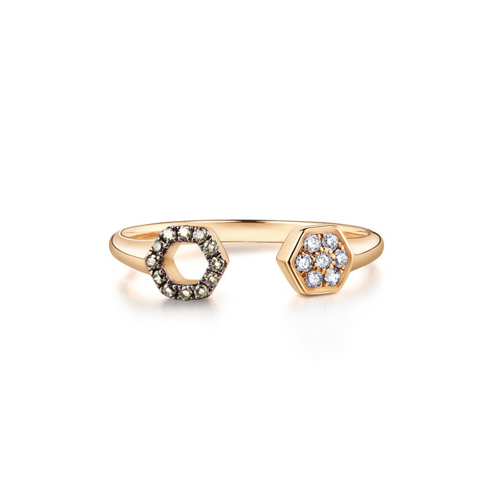 18K Rose & Black Gold Ring | Chow Sang Sang Jewellery | Daily Luxe | 88400R - 2