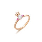 Wishes' 18K Rose Gold Akoya Pearl Ring